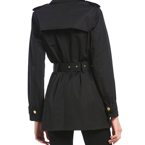 Michael Kors Asymmetrical Belted Wool Coat - Picture 3 of 4